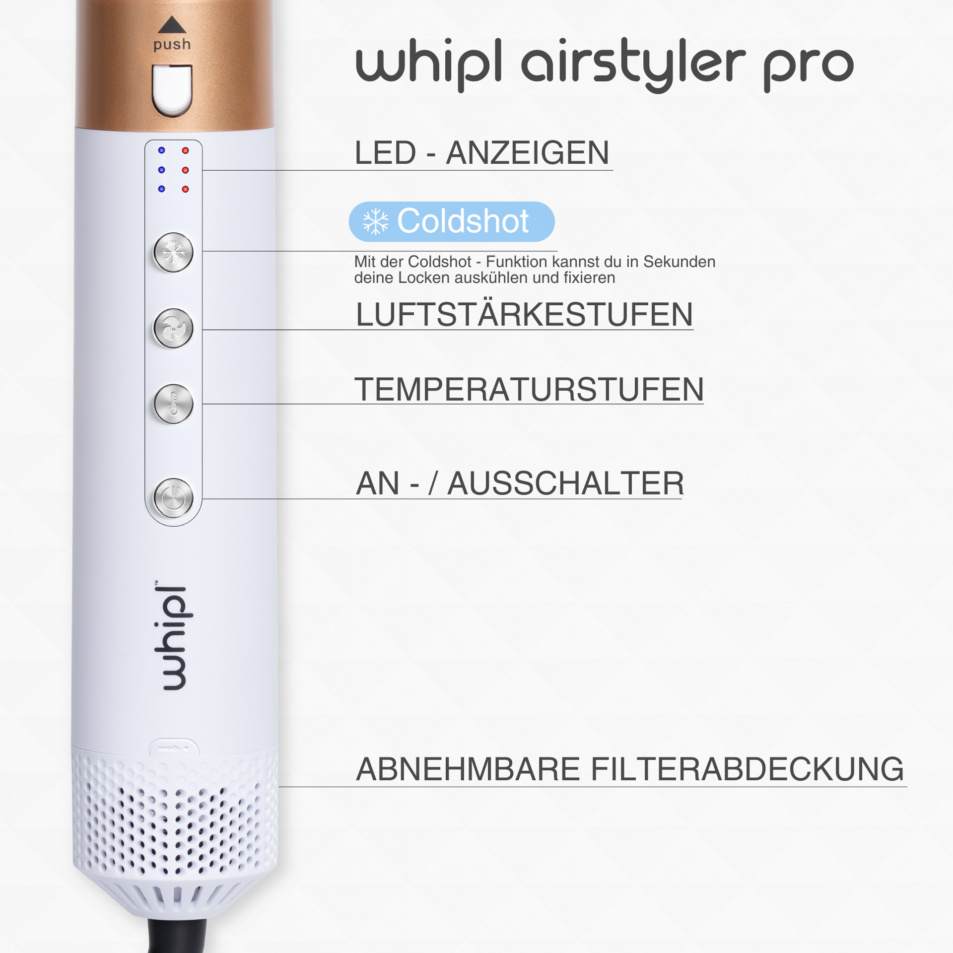 Whipl™ AirStyler Pro + Gratis eBook
